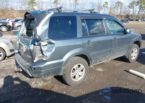 2005 Honda Pilot Ex z USA, uszkodzony, nr VIN 5FNYF18465B036234